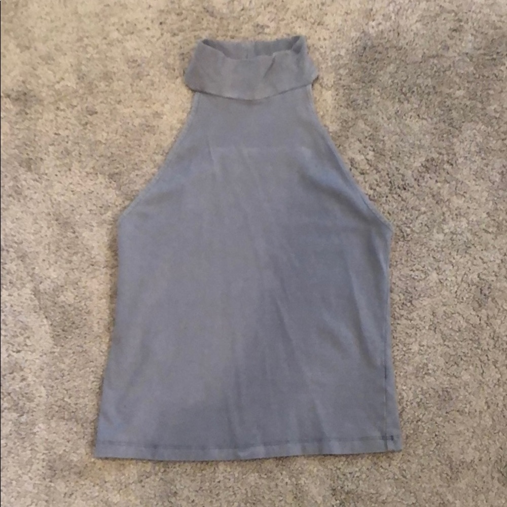 High neck tank top